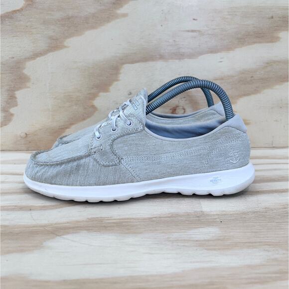 Skechers - Go Walk Lite - Boat Shoes - Gray - Women's - 8.5 - SN 15433 - Picture 3 of 9